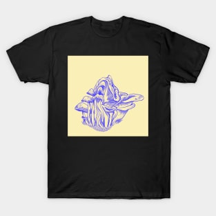 Copy of Blue Mushrooms Swirl T-Shirt